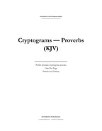 Cryptograms — Proverbs (KJV) — Digital Edition