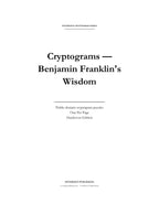Cryptograms — Benjamin Franklin's Wisdom — Digital Edition