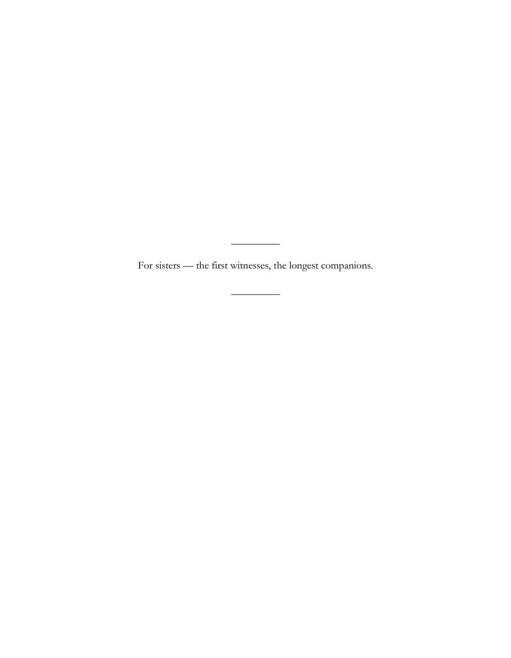 Conversations With Sisters — Digital Edition