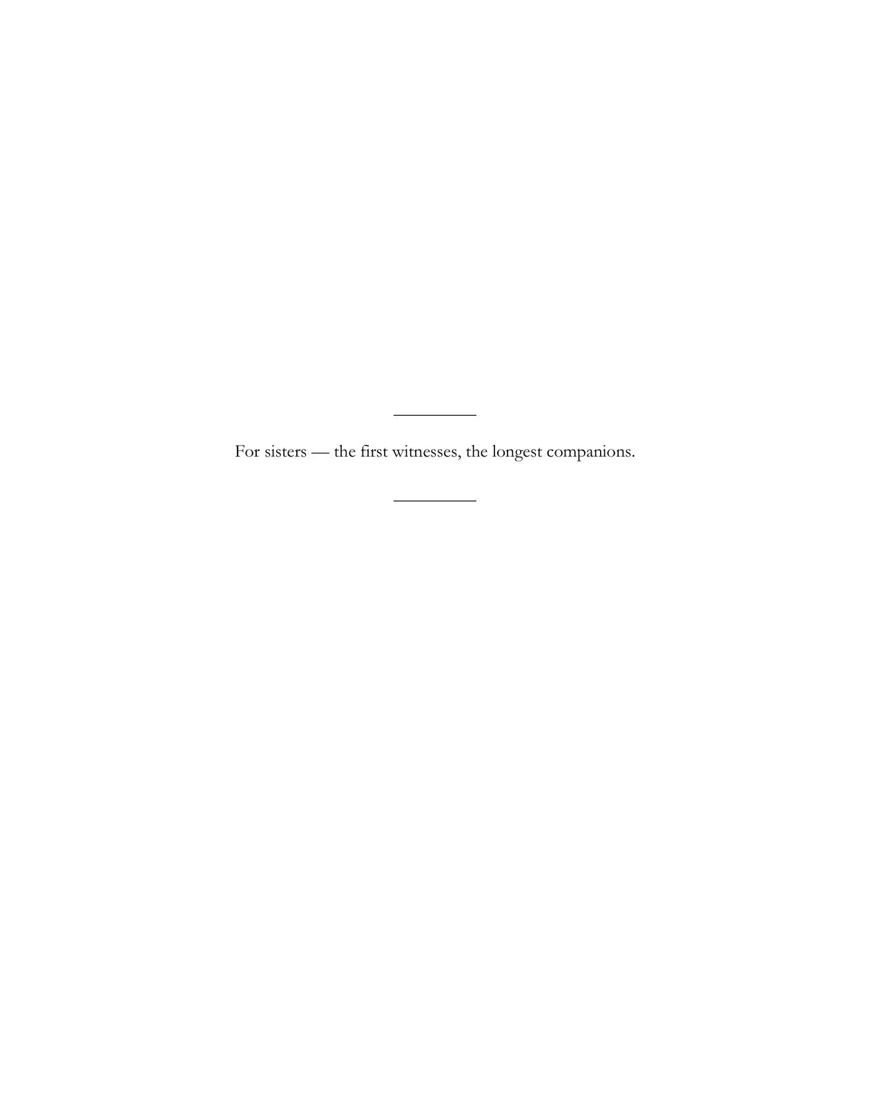 Conversations With Sisters — Digital Edition