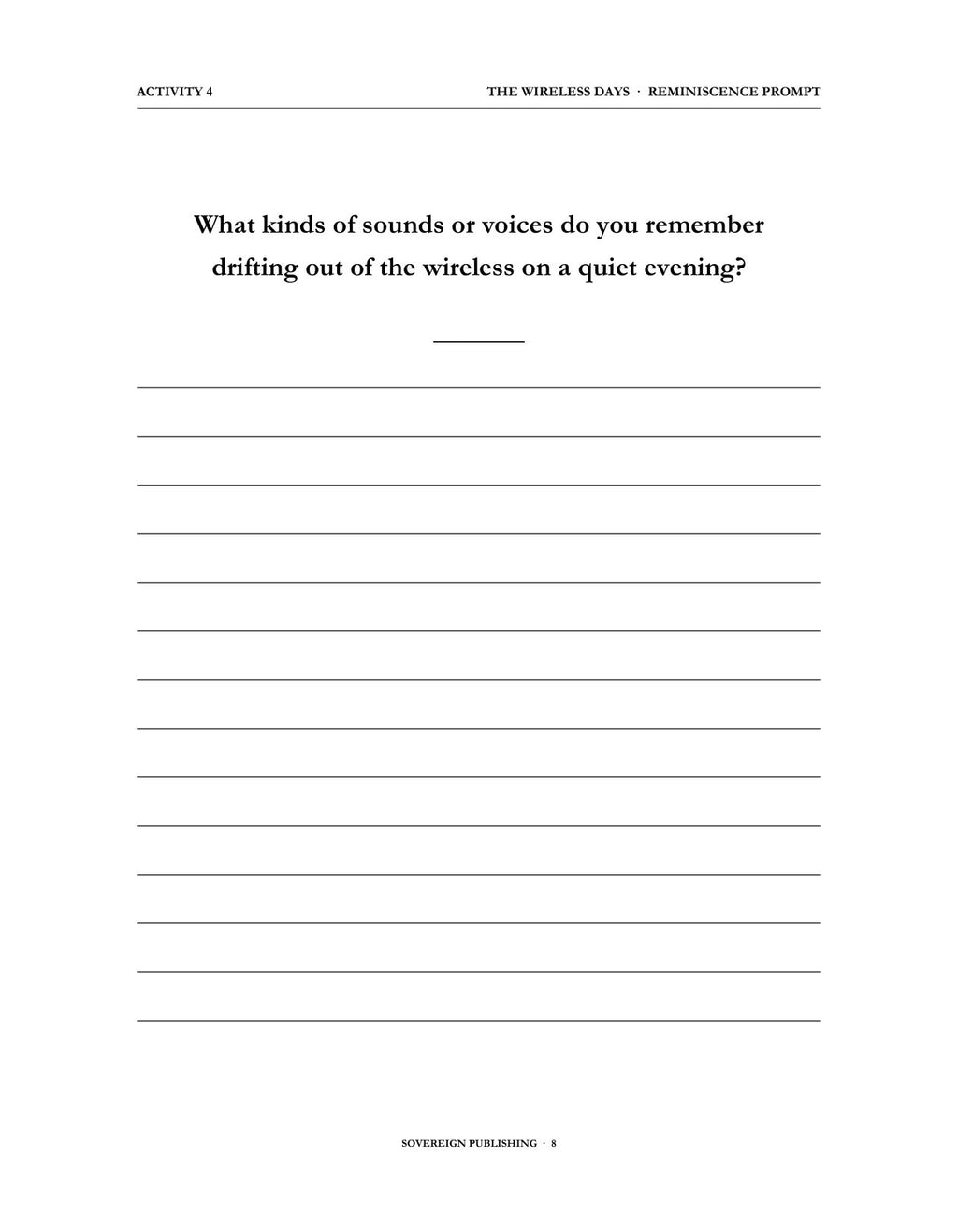 A Memory Book — 1960s Memories — Digital Edition