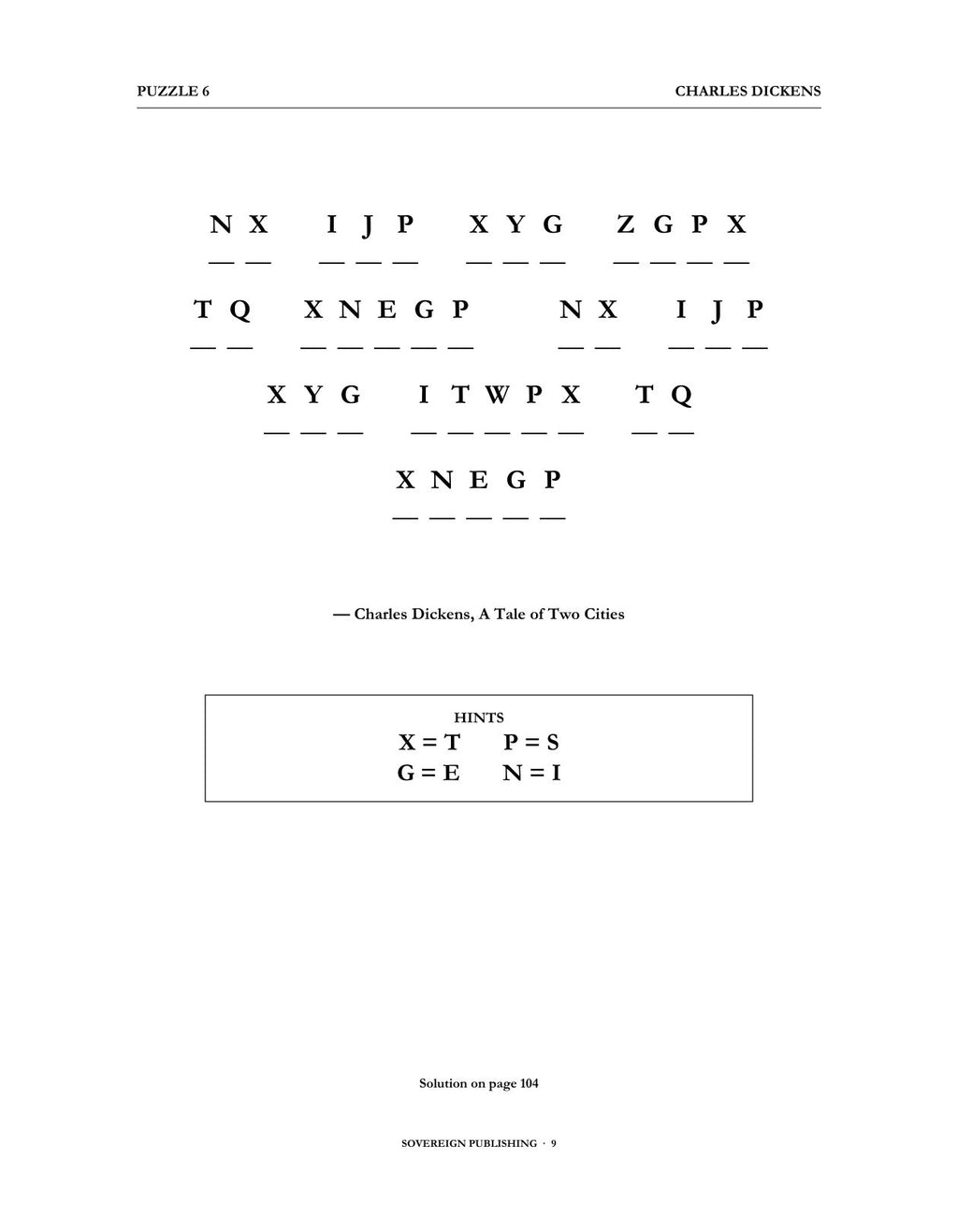 Cryptograms — Charles Dickens — Digital Edition