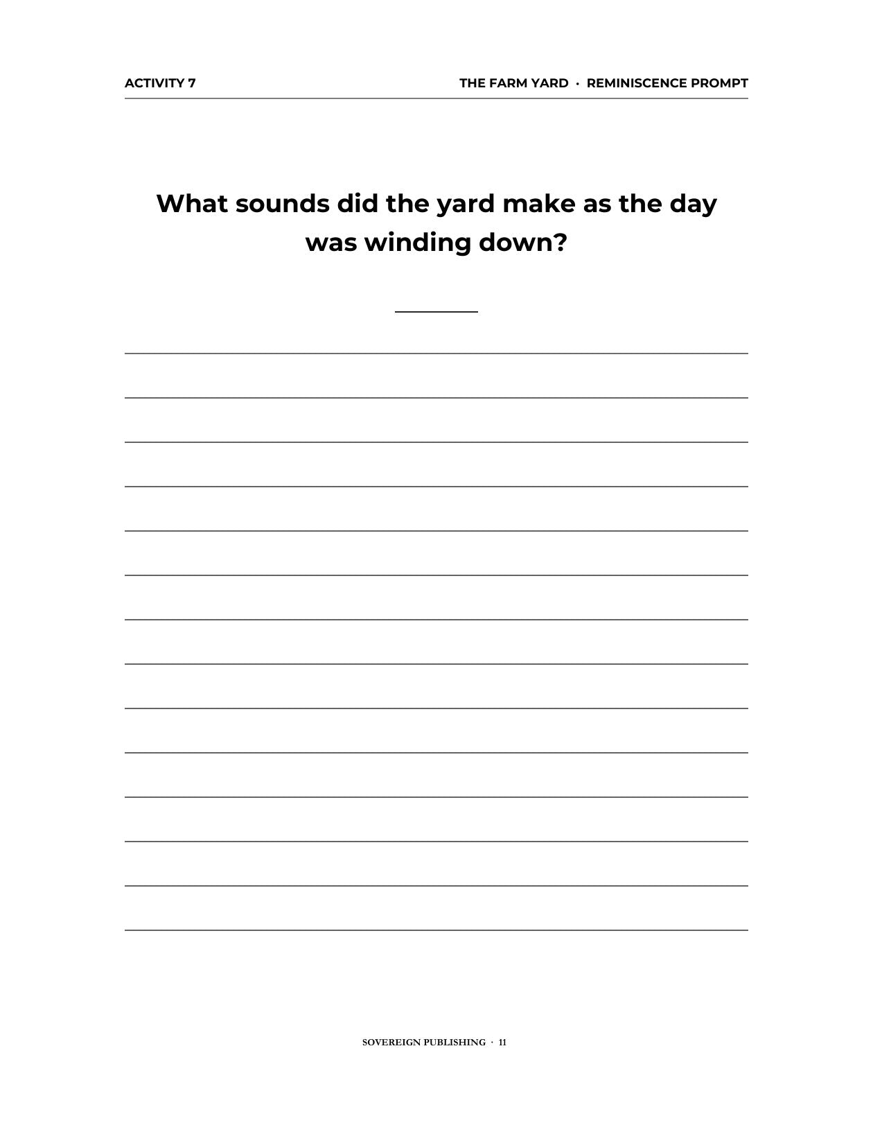 A Memory Book — A Country Childhood — Digital Edition