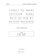 Cryptograms — Beatitudes & Sermon on the Mount — Digital Edition