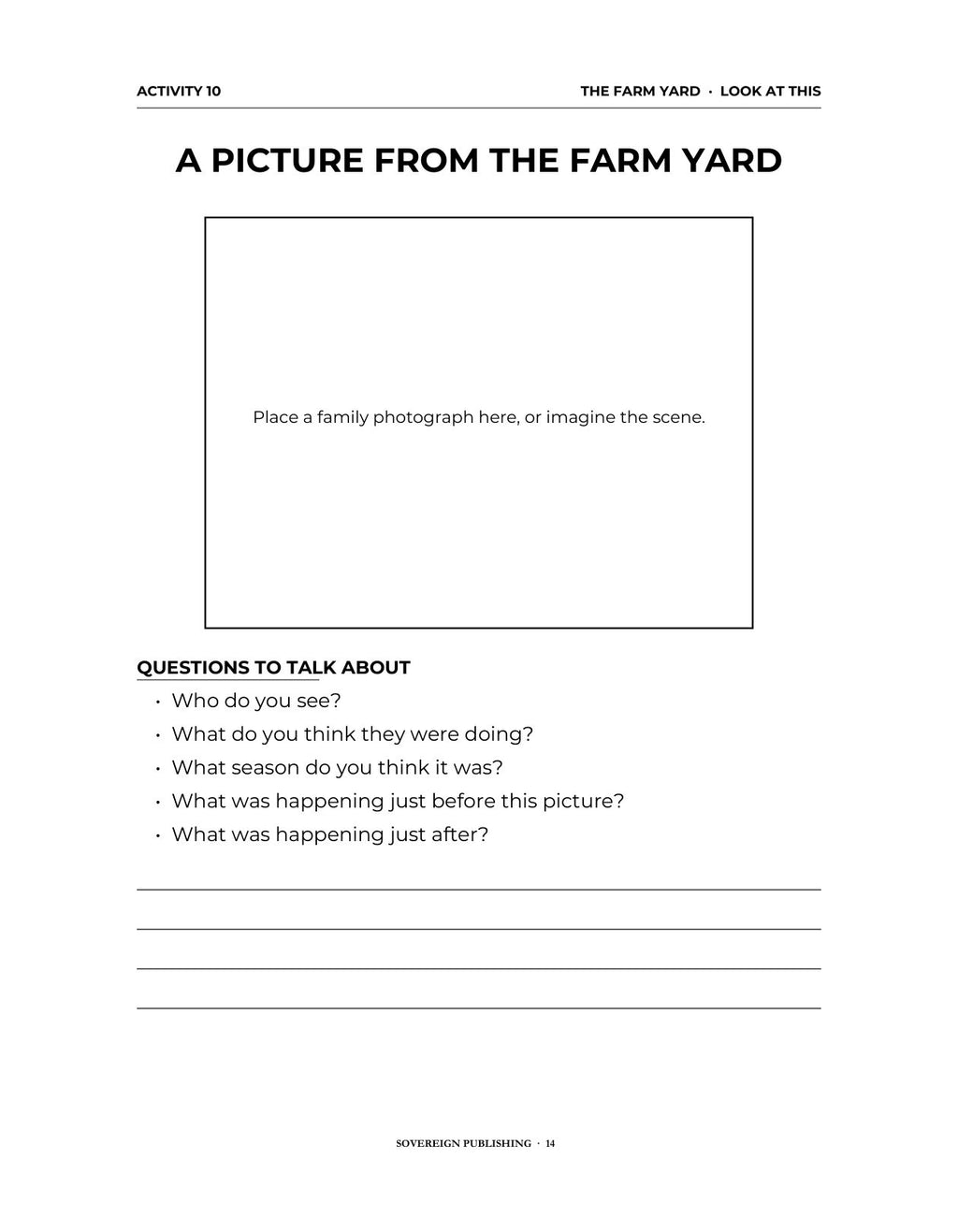 A Memory Book — A Country Childhood — Digital Edition