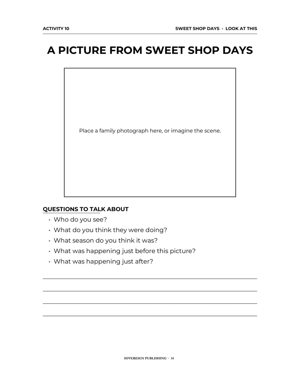 A Memory Book — A British Childhood — Digital Edition