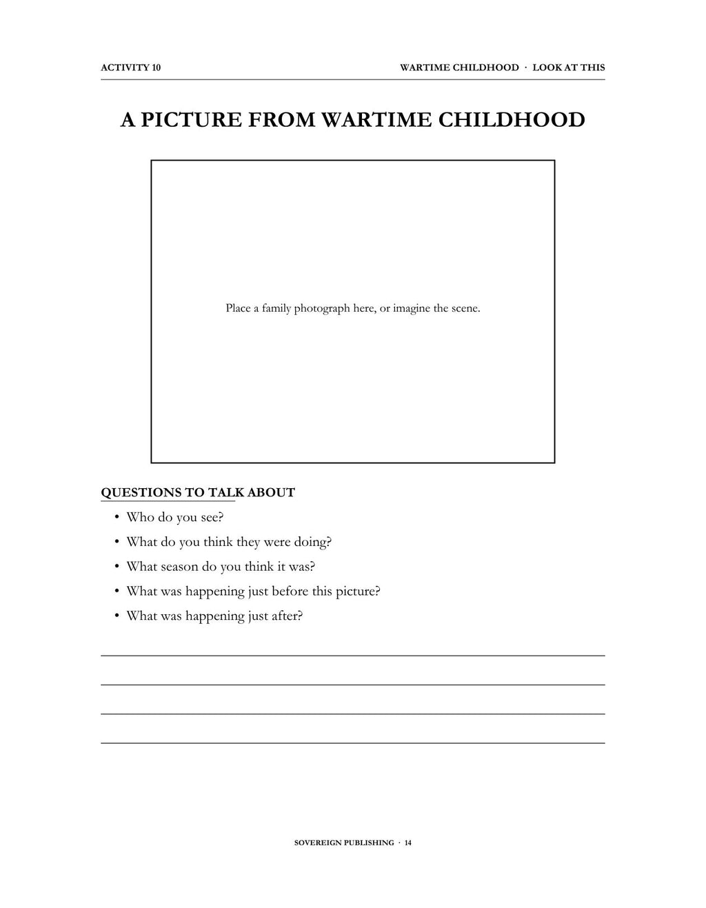 A Memory Book — 1940s Memories — Digital Edition