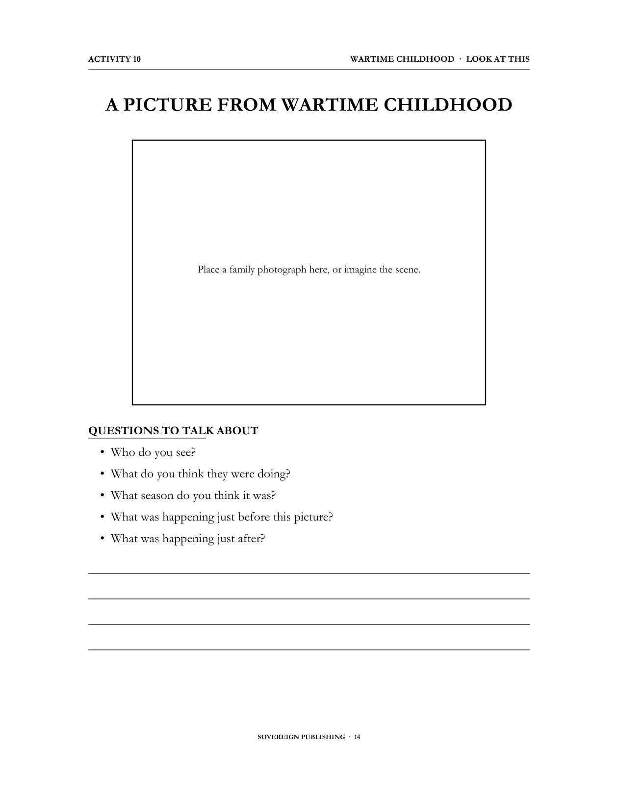 A Memory Book — 1940s Memories — Digital Edition