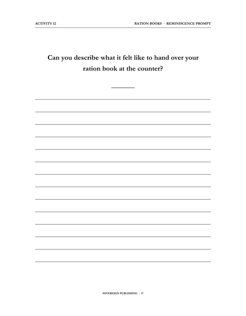 A Memory Book — 1940s Memories — Digital Edition