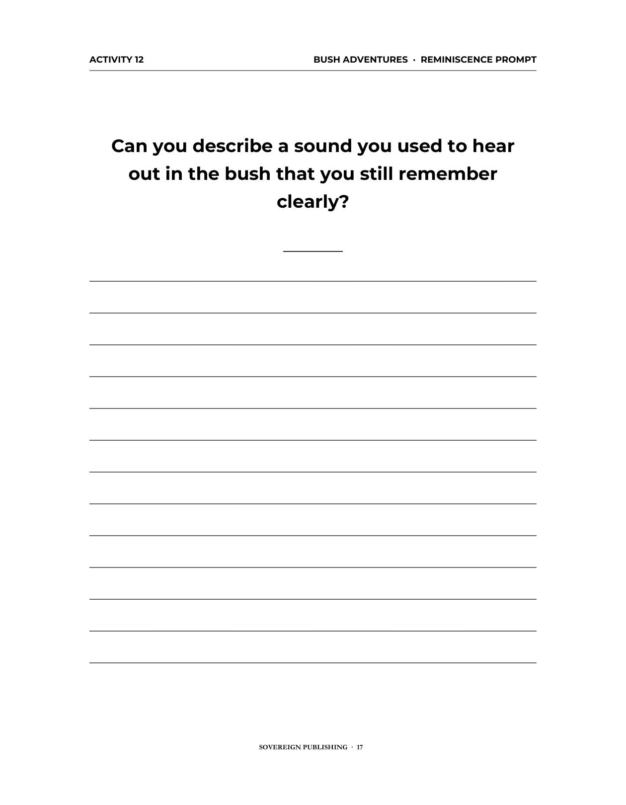 A Memory Book — An Australian Childhood — Digital Edition