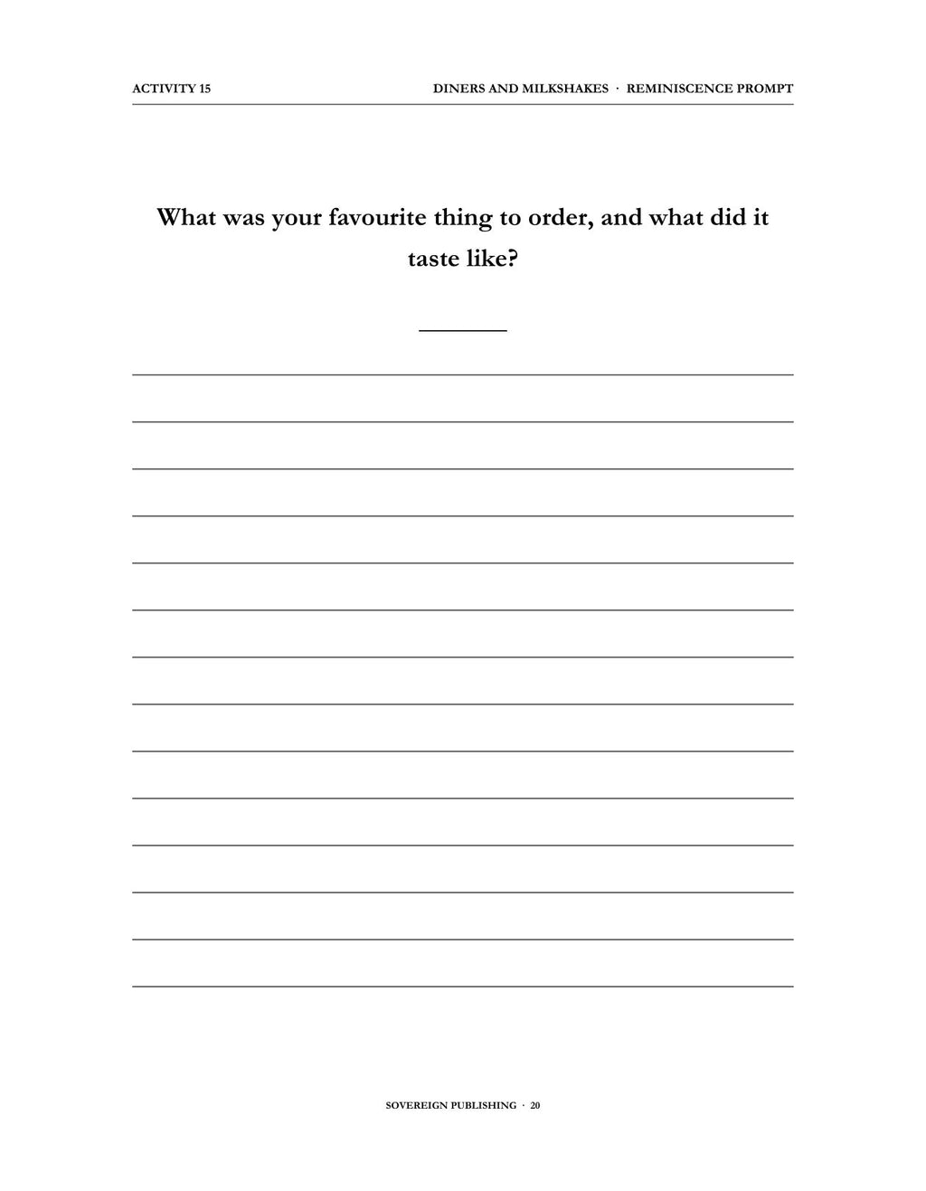 A Memory Book — 1950s Memories — Digital Edition