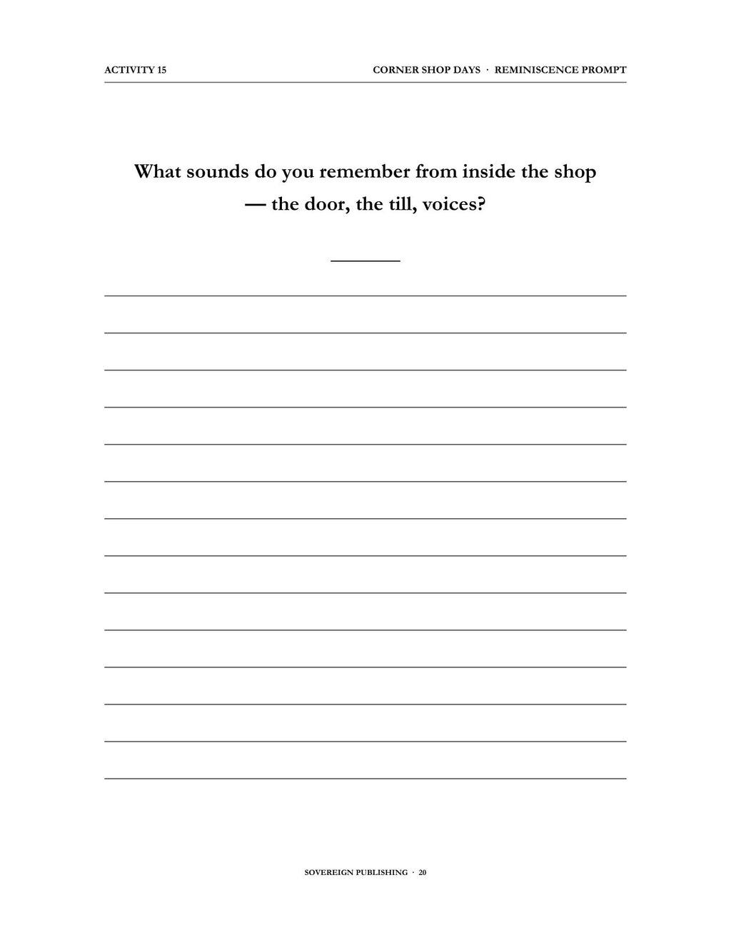 A Memory Book — A City Childhood — Digital Edition