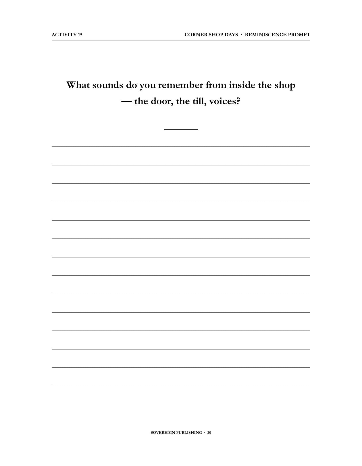 A Memory Book — A City Childhood — Digital Edition