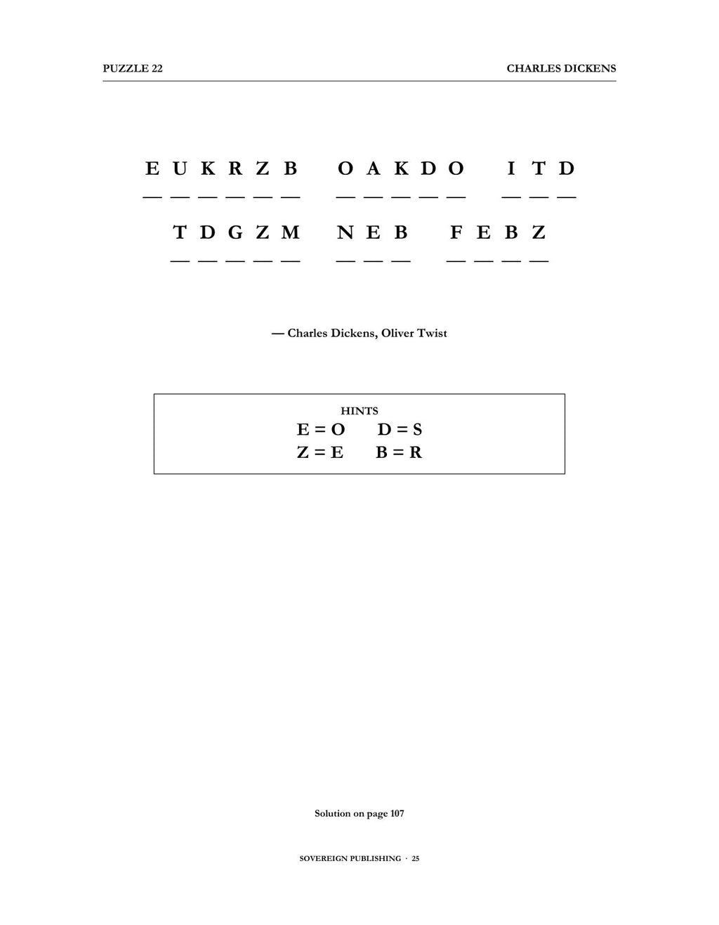 Cryptograms — Charles Dickens — Digital Edition