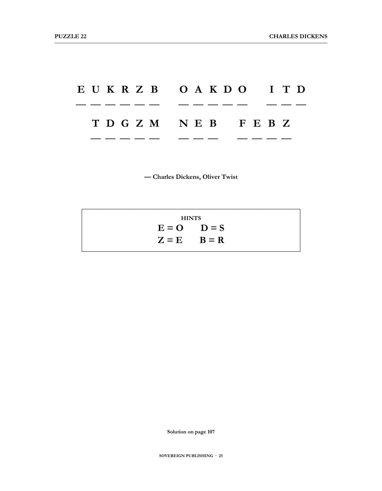 Cryptograms — Charles Dickens — Digital Edition