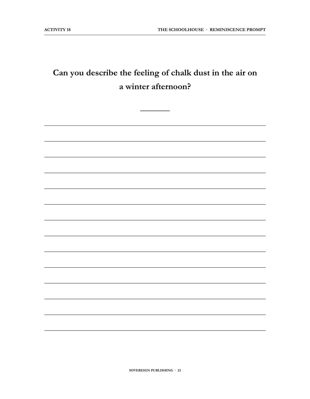 A Memory Book — School Days & Young Years — Digital Edition