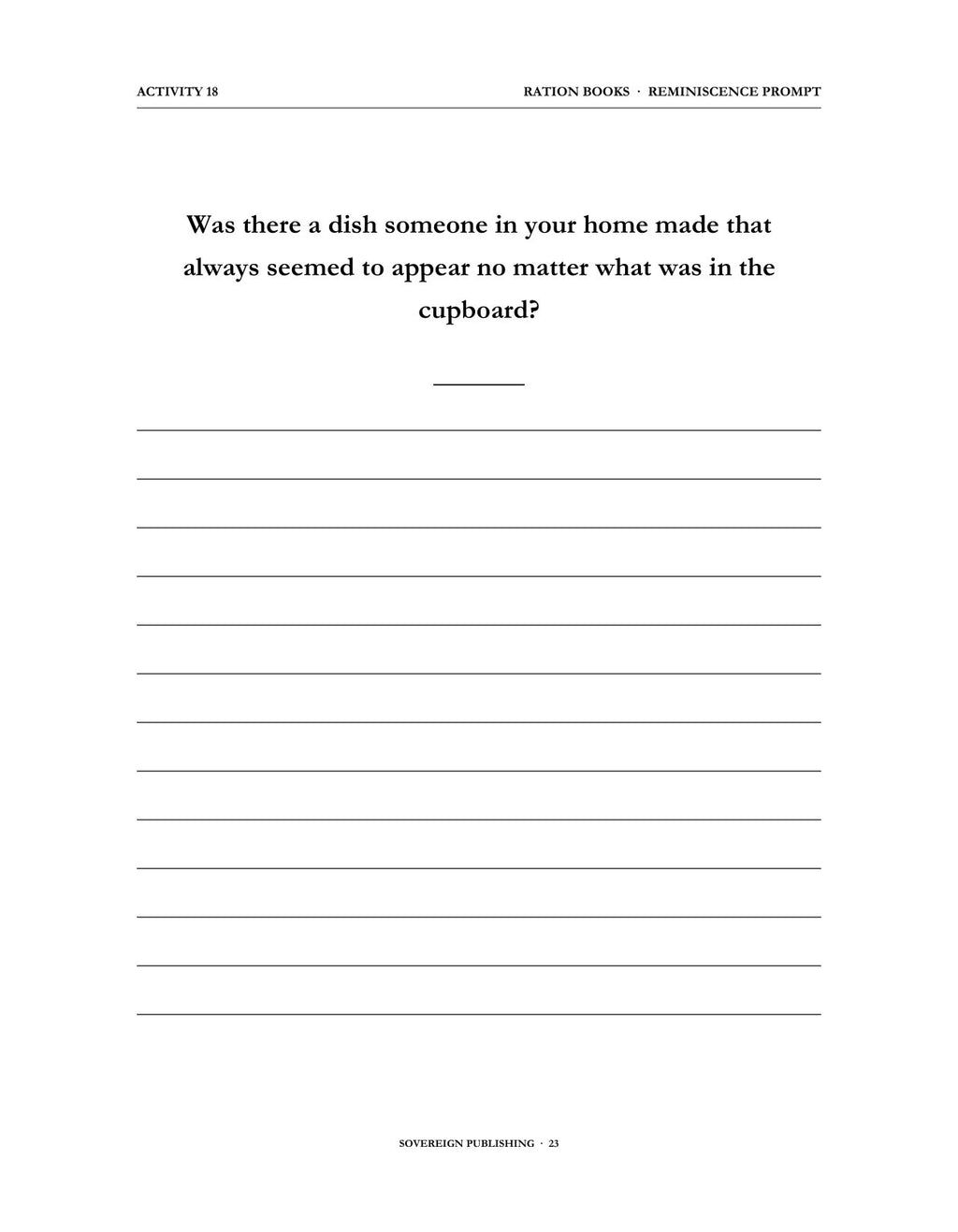 A Memory Book — 1940s Memories — Digital Edition