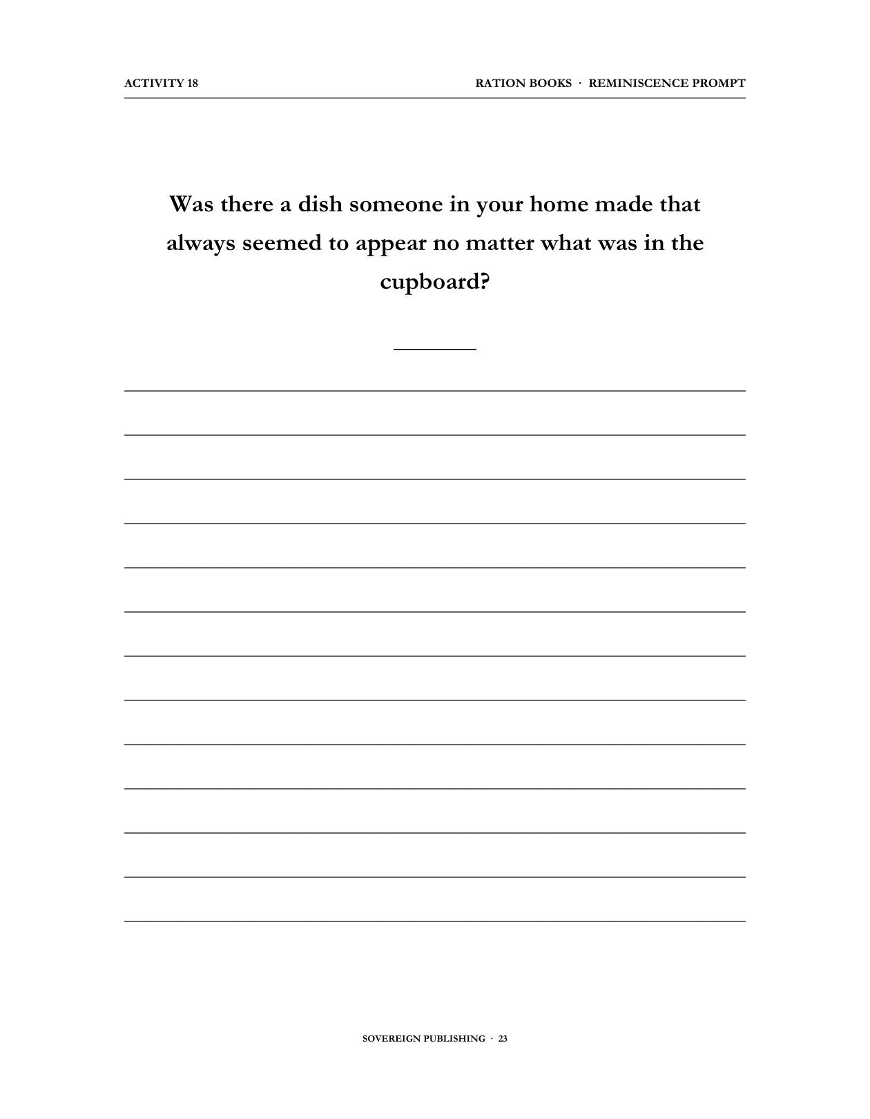 A Memory Book — 1940s Memories — Digital Edition