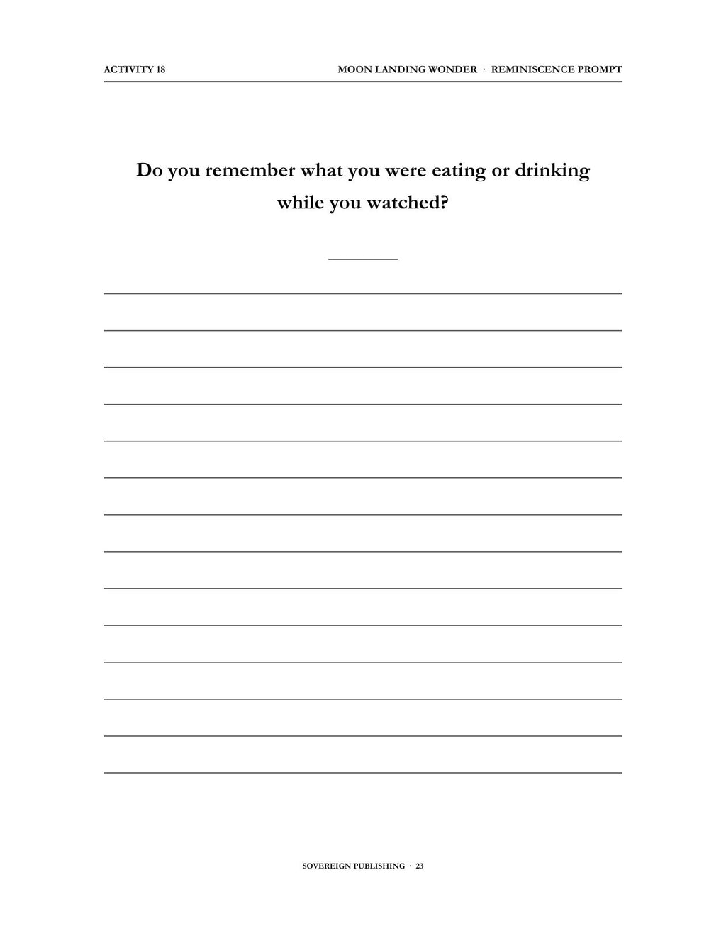 A Memory Book — 1960s Memories — Digital Edition