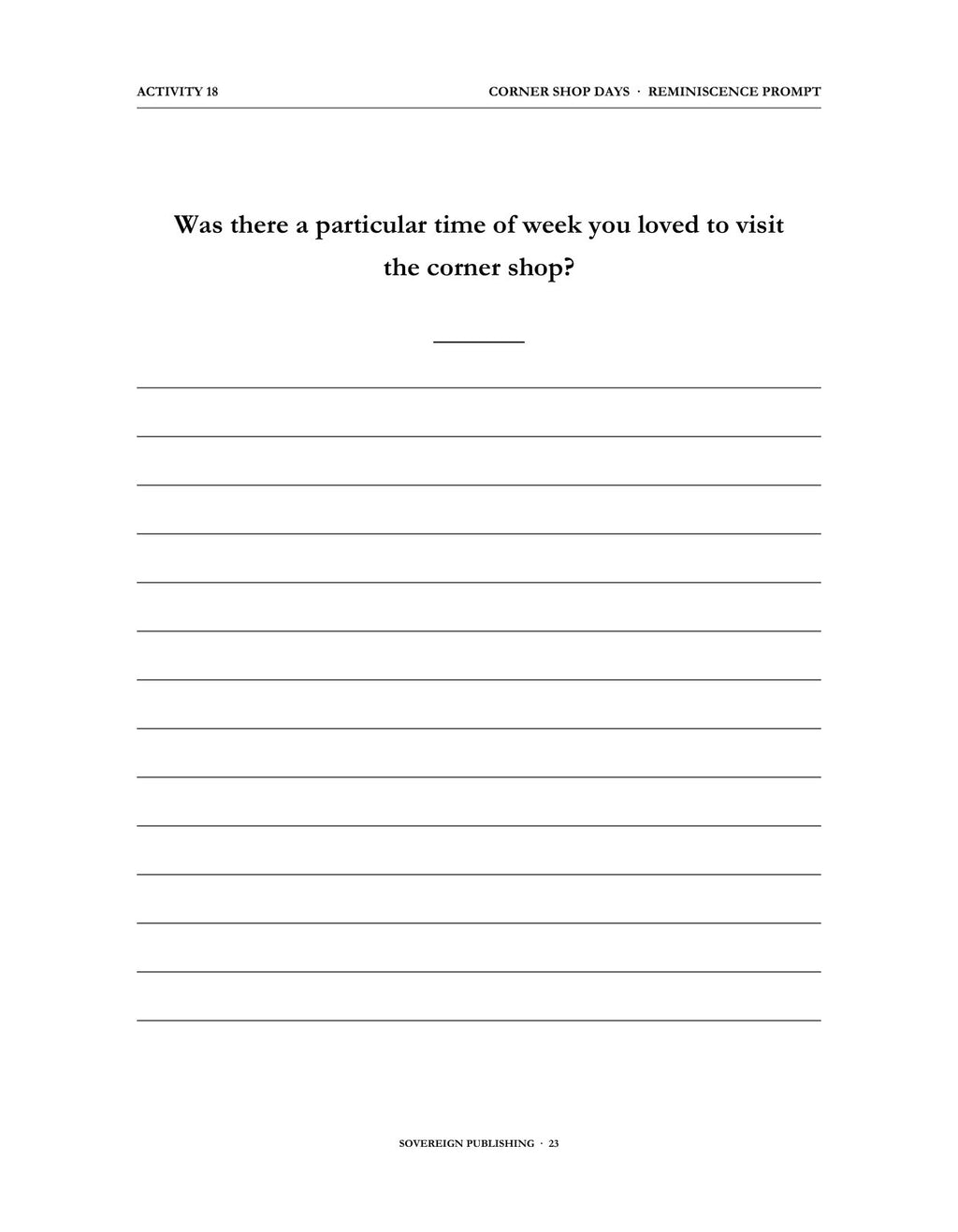 A Memory Book — A City Childhood — Digital Edition
