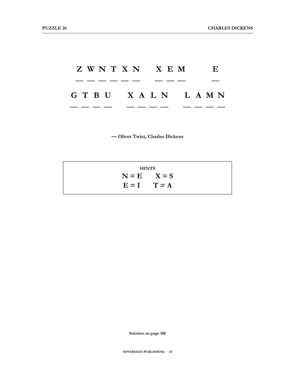 Cryptograms — Charles Dickens — Digital Edition