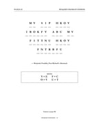 Cryptograms — Benjamin Franklin's Wisdom — Digital Edition