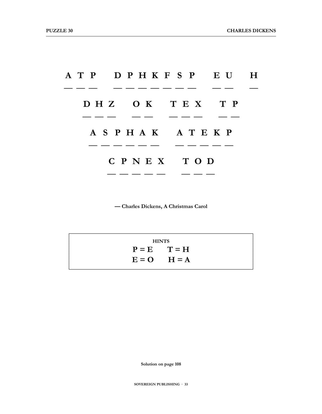 Cryptograms — Charles Dickens — Digital Edition