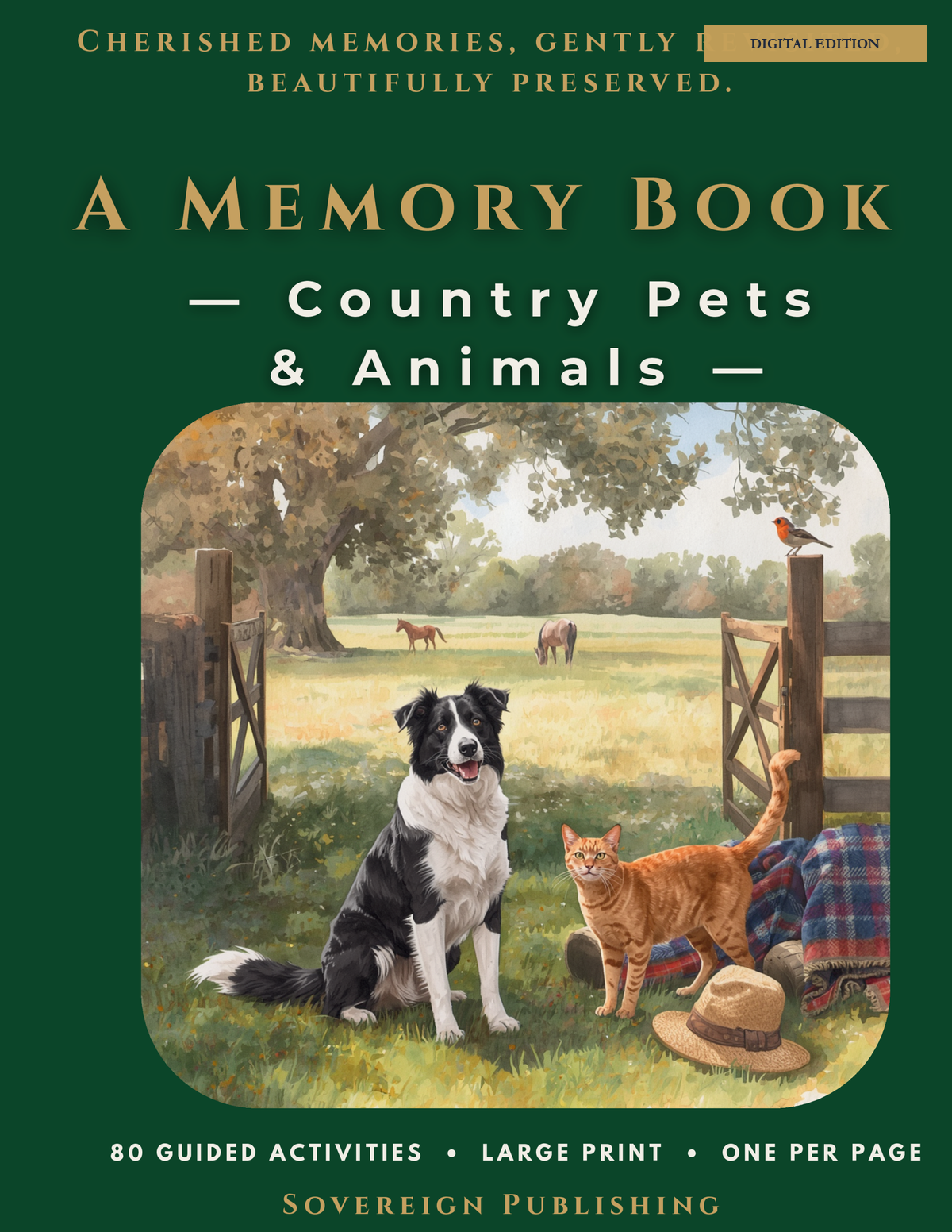 A Memory Book — Country Pets and Animals — Digital Edition