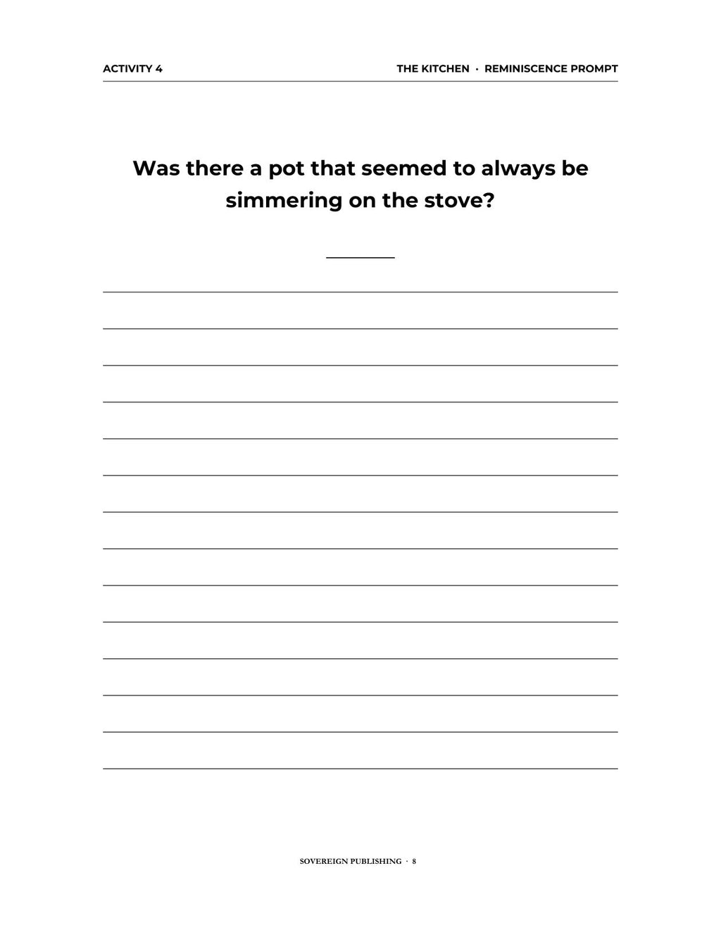 A Memory Book — Home, Family & Holidays — Digital Edition