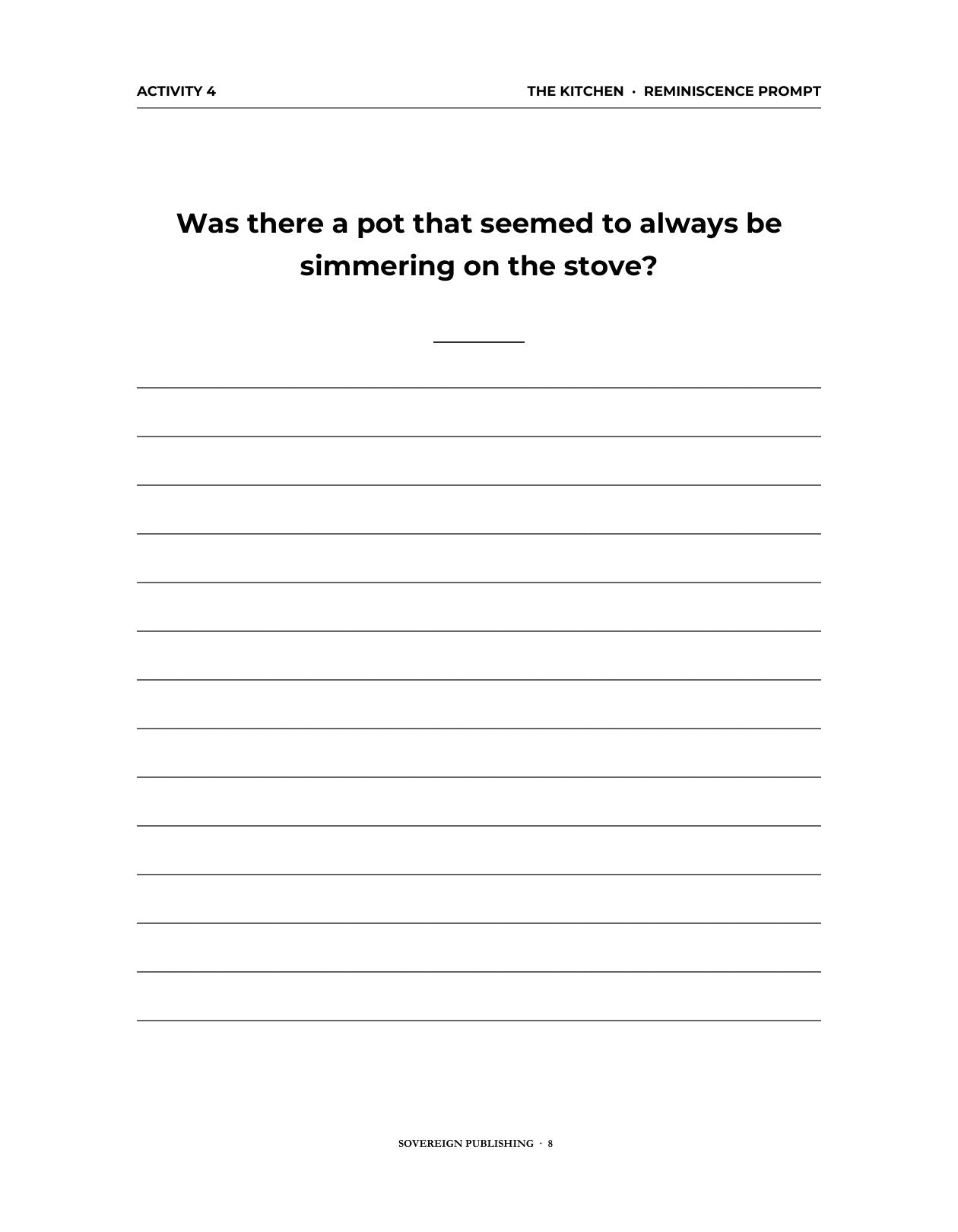 A Memory Book — Home, Family & Holidays — Digital Edition