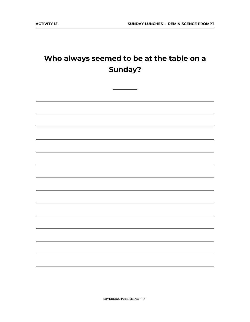 A Memory Book — Home, Family & Holidays — Digital Edition
